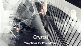  Presentation with modern - Presentation theme with tendencies - rythm of modern tendency mixed background and a tawny brown colored foreground