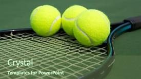  Presentation with tennis - Slide set consisting of virtual reality vr glasses headset goggles device 3d illustration background and a white colored foreground