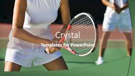  Presentation with tennis - Amazing presentation having tennis-players-playing-a-doubles backdrop and a  colored foreground