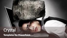  Presentation with stress - Theme featuring rectifiers - fan for cooling power electronics background and a violet colored foreground.