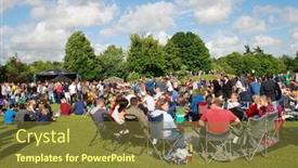  Presentation with free music - PPT theme with tenterden-england-july-2-2016 background and a tawny brown colored foreground