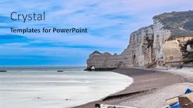  Presentation with time - Presentation theme consisting of tep-back-in-time-captivating background and a light blue colored foreground