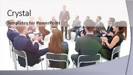  Presentation with code of business conduct - PPT layouts consisting of terapeutic comunication - psychologist conducts business training background and a white colored foreground