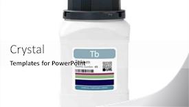  Presentation with earth - PPT theme having terbium-a-rare-earth-metal background and a white colored foreground