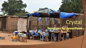  Presentation with south sudan - Presentation theme enhanced with terekeka-june-11-groceries background and a tawny brown colored foreground