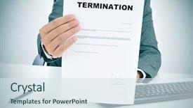  Presentation with termination - Colorful slide deck enhanced with terminal - man in suit in his backdrop and a sky blue colored foreground