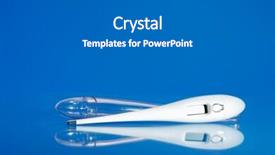  Presentation with blue water splash isolated - Presentation design enhanced with termometer - electronic body thermometer isolated background and a  colored foreground