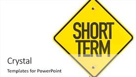  Presentation with search term - Beautiful presentation design featuring terms - short term sign isolated backdrop and a white colored foreground