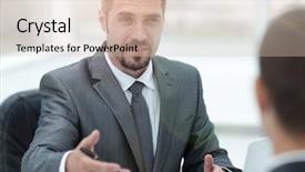  Presentation with project manager - Presentation design enhanced with terms of the contract background and a lemonade colored foreground