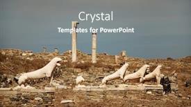  Presentation with lions - Colorful presentation theme enhanced with terrace-of-the-lions backdrop and a gray colored foreground