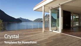  Presentation with penthouse drama - Slides enhanced with terre - beautiful penthouse background and a coral colored foreground