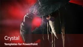  Presentation with europe - Cool new PPT theme with terrible plague doctor medieval europe backdrop and a tawny brown colored foreground