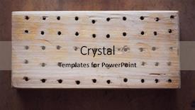  Presentation with lumber - Colorful PPT layouts enhanced with test grid - full of holes a piece backdrop and a mint green colored foreground