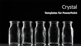  Presentation with ion - Slides with test-tube-glass-objects-ion background and a black colored foreground