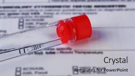  Presentation with tea leaves test tube - Beautiful presentation featuring test tube with medical history backdrop and a light gray colored foreground