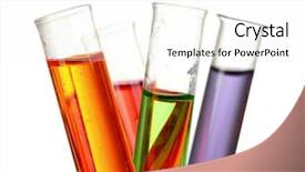  Presentation with laboratory blood test tubes - Colorful PPT layouts enhanced with test tubes in laboratory isolated backdrop and a  colored foreground