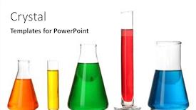  Presentation with tubes - Amazing presentation having test-tubes-with-colorful-liquids backdrop and a white colored foreground