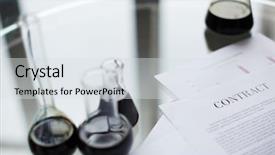  Presentation with tea leaves test tube - PPT theme featuring two attractive young women meeting up in a pub for a glass of red wine sitting at a counter smiling and talk with the bartender background and a tawny brown colored foreground