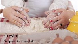  Presentation with caring hands - Beautiful slide deck featuring testicles - caring hands mother helping her backdrop and a mint green colored foreground