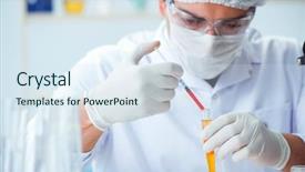  Presentation with urine - Audience pleasing PPT theme consisting of testing patients urine for medical backdrop and a  colored foreground