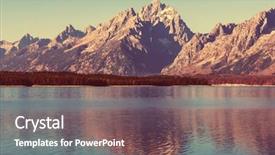  Presentation with teton - Audience pleasing presentation design consisting of teton national park wyoming usa backdrop and a gray colored foreground