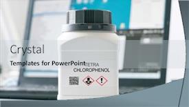  Presentation with hazardous - Slide set enhanced with tetra-chlorophenol-tetra-chlorophenol-hazardous background and a lemonade colored foreground