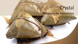  Presentation with dumpling - Audience pleasing theme consisting of beautiful pink flamingo close up - travel in africa backdrop and a gray colored foreground