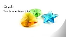  Presentation with shape of andalusia - Theme enhanced with tetraeder - three different shape glass pendents background and a white colored foreground