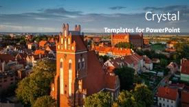  Presentation with light - Slide set featuring teutonic-castle-and-the-church background and a  colored foreground