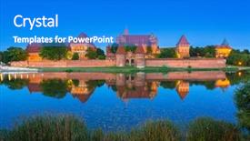  Presentation with law and order - Cool new slides with teutonic order at dusk poland backdrop and a  colored foreground