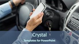  Presentation with young business man - Beautiful PPT layouts featuring text - transport business trip technology backdrop and a ocean colored foreground