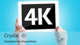  Presentation with blue piano - Amazing slide set having text 4k with blue background backdrop and a arctic colored foreground