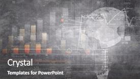  Presentation with analytics - PPT layouts featuring text analytics - background business image with graphs background and a dark gray colored foreground