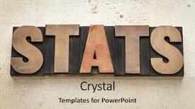  Presentation with barn wood - Theme with text analytics - stats statistics word in vintage background and a  colored foreground