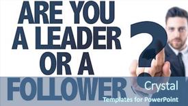  Presentation with leader - Colorful presentation enhanced with constrain - business man pointing the text backdrop and a ocean colored foreground