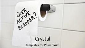  Presentation with bladder - PPT theme enhanced with text asking about bladder background and a light gray colored foreground