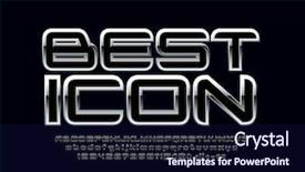  Presentation with best - Cool new slides with text best icon vector backdrop and a navy blue colored foreground