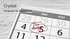  Presentation with today - Slides enhanced with text due today written background and a light gray colored foreground