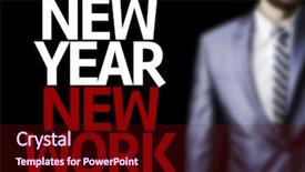  Presentation with new business ideas - Cool new presentation with text great ideas new year backdrop and a wine colored foreground