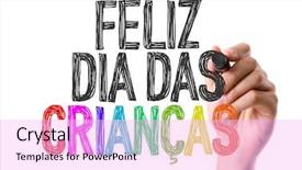  Presentation with childrens - Amazing PPT theme having text happy childrens day backdrop and a lavender colored foreground