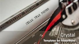  Presentation with old style - Audience pleasing presentation theme consisting of text-hello-dear-friend-old backdrop and a tawny brown colored foreground