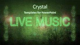  Presentation with vector - Slides enhanced with text life music made of vector design element background and a tawny brown colored foreground