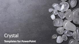  Presentation with banking npa crystal - Cool new slides with text mining - frame of rock crystal backdrop and a dark gray colored foreground