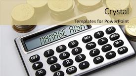  Presentation with risk - Presentation design featuring text on screen manage risk background and a lemonade colored foreground