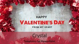  Presentation with love frame - Beautiful presentation theme featuring text retro top view frame backdrop and a  colored foreground