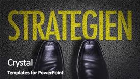  Presentation with shoes - Beautiful theme featuring tatics - top view of business shoes backdrop and a dark gray colored foreground