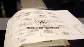  Presentation with registration - Cool new PPT theme with text translate - dactyloscopic registration pinky backdrop and a lemonade colored foreground