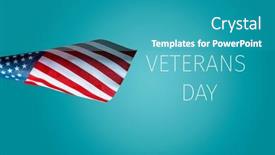  Presentation with veterans - Audience pleasing PPT layouts consisting of text-veterans-day backdrop and a teal colored foreground
