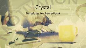  Presentation with motivation - Slides enhanced with text with graphs and compass background and a soft green colored foreground