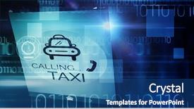  Presentation with binary blue - Amazing slide deck having text with icon against blue backdrop and a  colored foreground